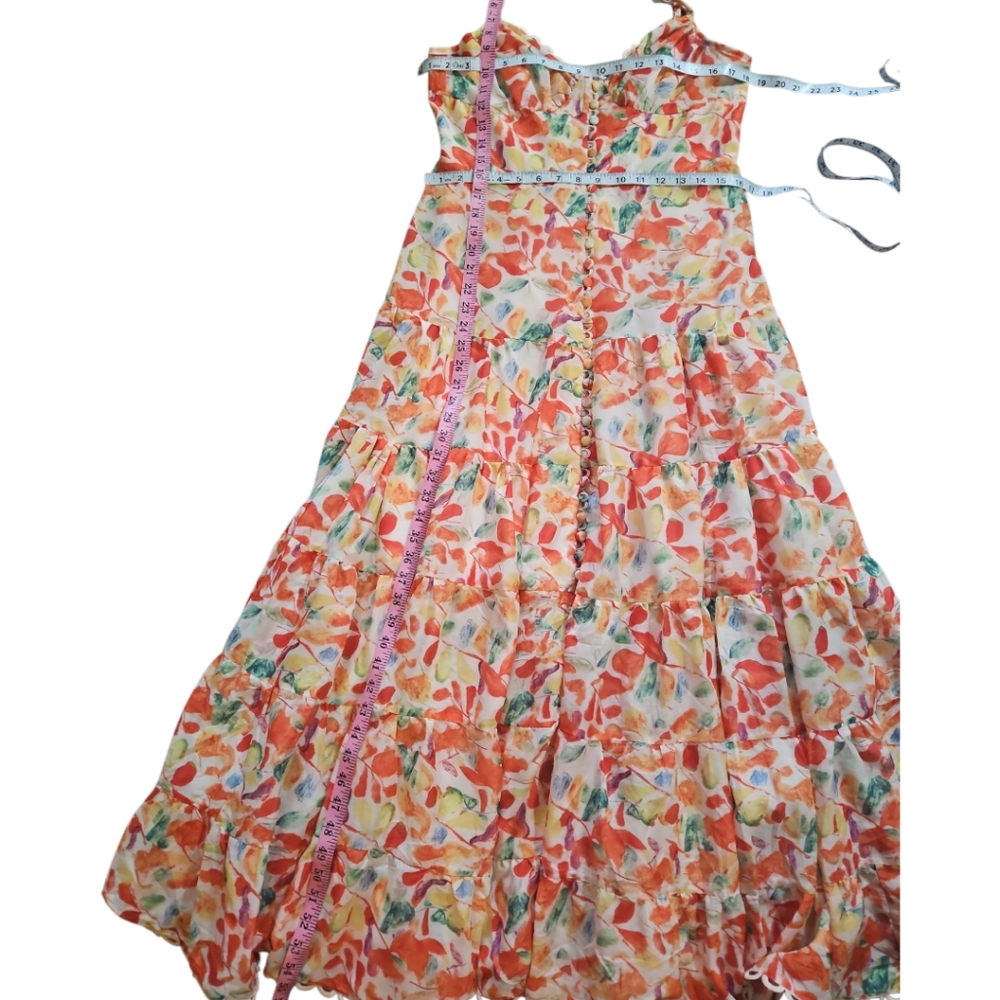 ASTR the Label Tazia Button Front Sweetheart Maxi Dress M - Picture 10 of 13